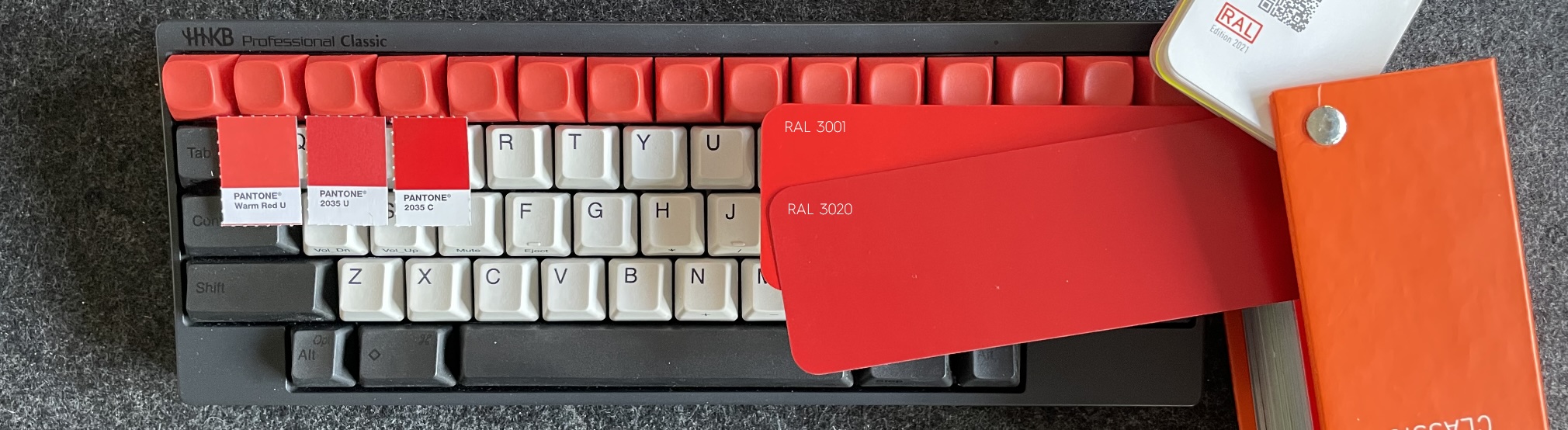 URSA the red samples with an HHKB